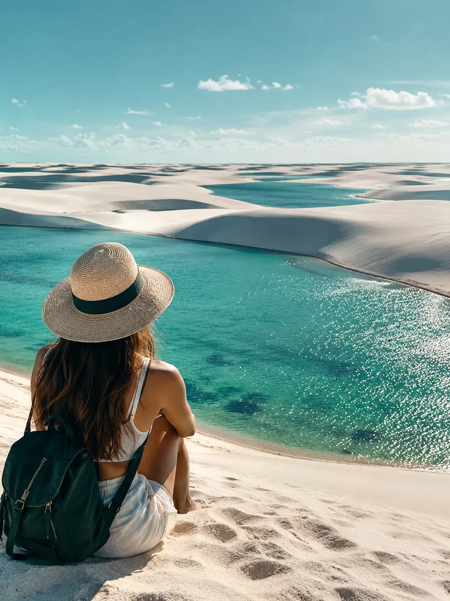 Aussicht auf den Nationalpark Lençóis Maranhenses